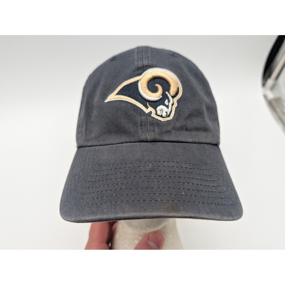 47 Brand St Louis Rams Hat Gray NFL Team Apparel Franchise Relaxed Fit Cap Med